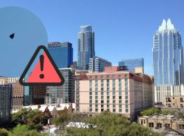 Captan misterioso OVNI con forma de pirámide volando sobre Texas a plena luz del día | VÍDEO