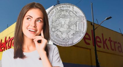 ¿Cuánto te paga Elektra por tu moneda de 50 pesos de la diosa Coyolxauhqui en octubre 2025?