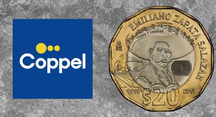 ¿Cuánto te paga Coppel por tu moneda de 20 pesos de Emiliano Zapata durante octubre 2025?