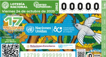 Resultados del Sorteo Superior de la Lotería Nacional de este viernes 24 de octubre