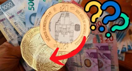 Error oculto en la moneda de 20 pesos de Tenochtitlán hace valer miles a esta pieza