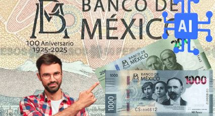 Billetes conmemorativos de Banxico: ¿Cuánto vale la edición de los 100 años según la IA?