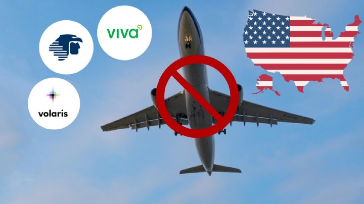 ¿Qué aerolíneas fueron afectadas con la cancelación de 13 rutas de EU al AIFA y AICM?