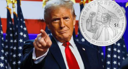 ¡Hasta en la sopa! Trump llega a las monedas de Estados Unidos, así será la nueva pieza de 1 dólar