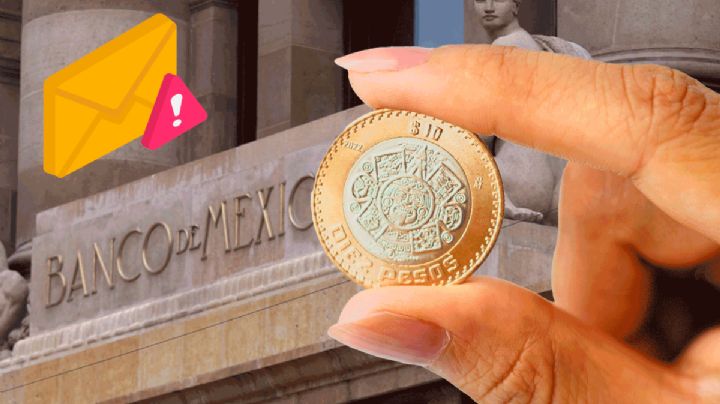 Banco de México lanza aviso sobre las monedas conmemorativas de 10 pesos de la Familia C
