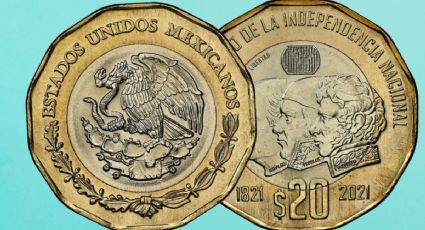 Este error de fábrica convirtió a esta moneda de 20 pesos en una verdadera joya de colección