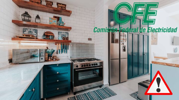 CFE revela los 8 electrodomésticos que más gastan energía y encarecen el recibo de luz