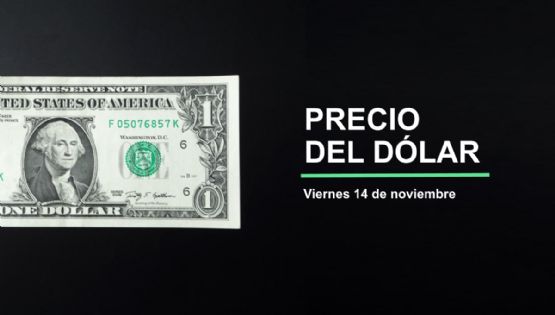 Precio del dólar hoy viernes 14 de noviembre de 2025: así está el tipo de cambio en México