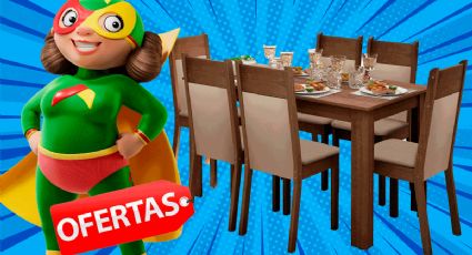 Bodega Aurrera: Este es el comedor con 6 sillas que puedes conseguir por menos de 5 mil pesos