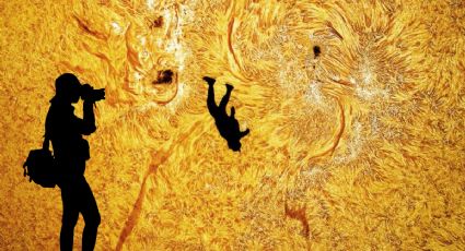 La impactante foto de un paracaidista en el Sol es real; así fue como se capturó
