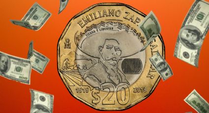 ¿Cuál es el valor real de la moneda de 20 pesos de la muerte del general Emiliano Zapata?