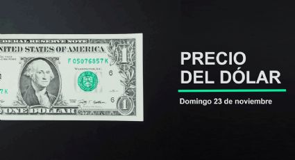 Precio del dólar hoy domingo 23 de noviembre 2025: Así está el tipo de cambio en México