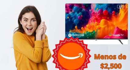 Previo al Black Friday, Amazon remata esta Smart TV Motorola; la vende en menos de 2,500 pesos