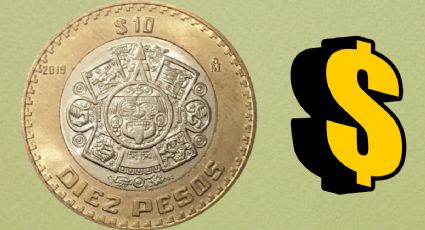 Esta moneda de 10 pesos de uso común se vende por 350 mil en internet debido a varios errores