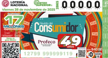 Lotería Nacional: Números ganadores del Sorteo Superior de HOY 28 de noviembre