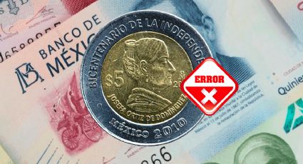 Monedas conmemorativas: Piden más de medio millón por este ejemplar de 5 pesos con errores
