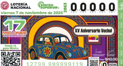 Números ganadores del Sorteo Superior de la Lotería Nacional de HOY 7 de noviembre