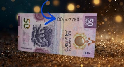 El billete de 50 pesos del ajolote premiado y de serie palíndromo se vende en 300 mil pesos