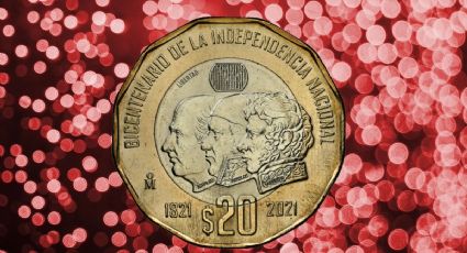 La moneda de 20 pesos del Bicentenario que se vende en 150,000 por sus tres cabezas
