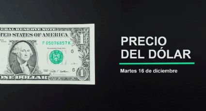 Precio del dólar hoy martes 16 de diciembre 2025: Así está el tipo de cambio en México