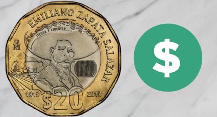 La moneda de 20 pesos que se vende en mas de medio millón por tener a este personaje histórico