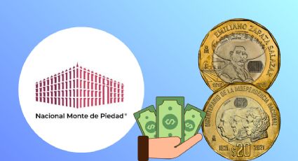 ¿Cuánto es lo máximo que te puede dar Monte de Piedad por tus monedas conmemorativas de 20 pesos del Bicentenario y Emiliano Zapata?