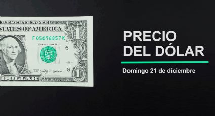 Precio del dólar hoy lunes 21 de diciembre 2025: Así está el tipo de cambio en México