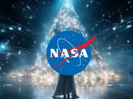 La sorprendente imagen de la NASA que muestra un “árbol de Navidad” en el espacio