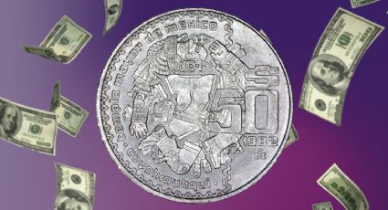 Pagan casi de 1 millón por la antigua moneda de 50 pesos de la Diosa de la Luna en perfecto estado