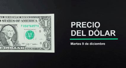 Precio del dólar hoy martes 9 de diciembre 2025: Así está el tipo de cambio en México