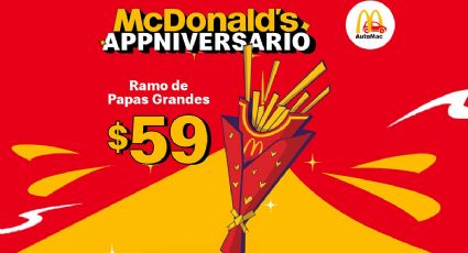 Este 14 de febrero 2025, díselo con papas: Vuelve por AutoMac en McDonald’s, el Ramo de Papas más romántico