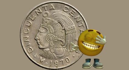 Moneda antigua de 50 centavos se vende en 100,000 pesos por curioso penacho milenario