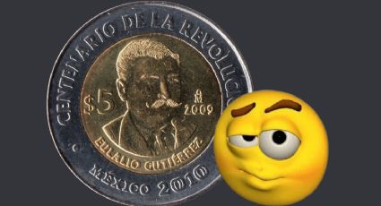 La moneda de 5 pesos del expresidente provisional de México que ahora vale 320 mil pesos