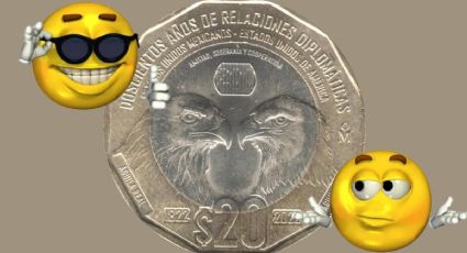 ¿Cuánto es lo máximo que me dan por mi MONEDA conmemorativa de 20 pesos con las dos águilas?