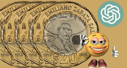 ¿Cuánto es lo máximo que te pueden pagar por tu moneda de 20 pesos de Emiliano Zapata en 2025, según ChatGPT?