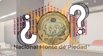 ¿Cuánto me dan por una moneda de 20 pesos con las 3 caras en el Monte de Piedad?