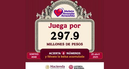Resultados Melate, Revancha y Revanchita 4048 de hoy 25 de abril 2025: GANADORES