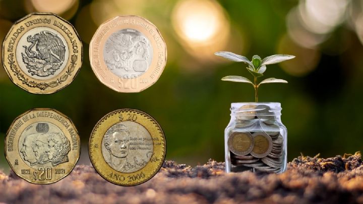 ¿Qué monedas conmemorativas de 20 pesos suben de precio en mayo 2025 entre los coleccionistas?