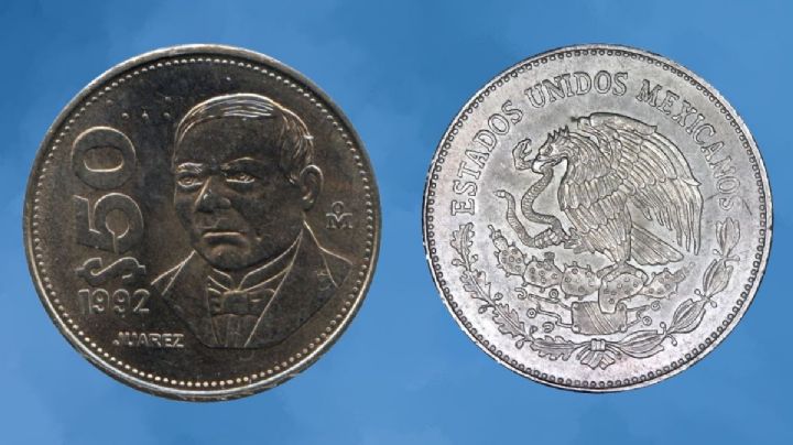 ¿Cuál de las monedas antiguas de 50 pesos incrementan su valor en mayo 2025 según la IA?