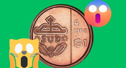¿Cuánto vale la EXTRAÑA MONEDA de la serie SUD acuñada en 1985?