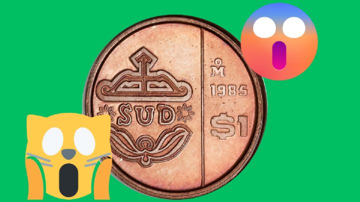 ¿Cuánto vale la EXTRAÑA MONEDA de la serie SUD acuñada en 1985?