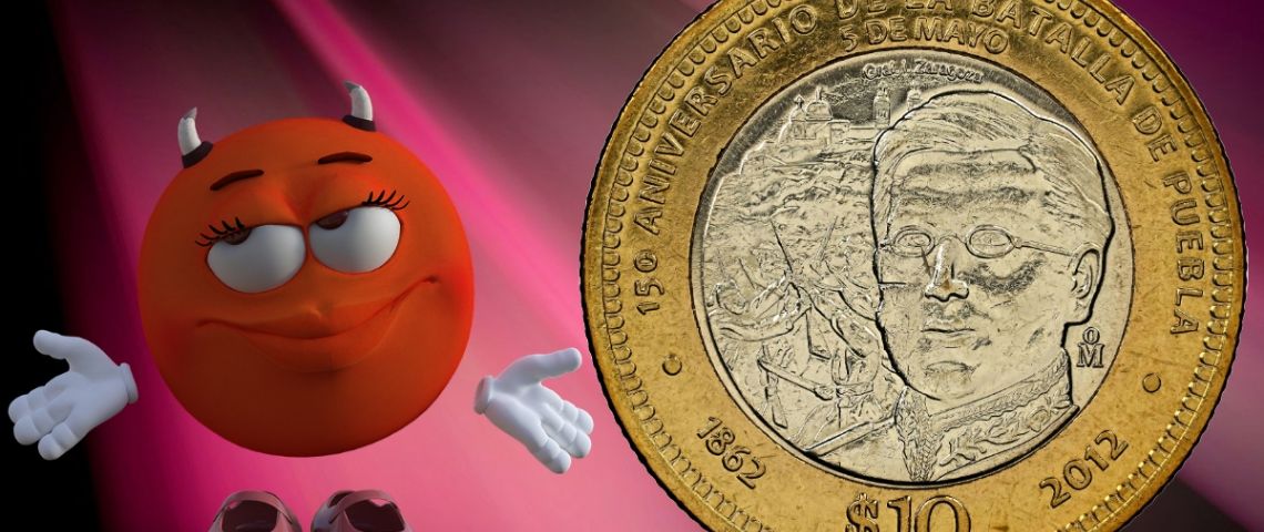Moneda de 10 pesos vale 2 millones y medio por diseño con héroe que derrotó a tropas de Napoleón III