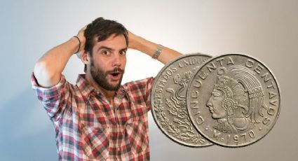Moneda antigua de 50 centavos vale casi 900,000 pesos por diseño del último tlahtoani de Tenochtitlan