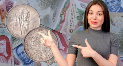 Moneda antigua de 100 pesos de plata pura vale 750 mil por su diseño con el Siervo de la Nación