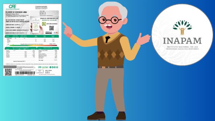 CFE 2025: ¿Adultos mayores obtienen descuento en recibo de la luz presentando la credencial INAPAM?