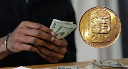 Moneda de 20 centavos se vende por casi 1,000,000 por traer imagen de cabeza Olmeca