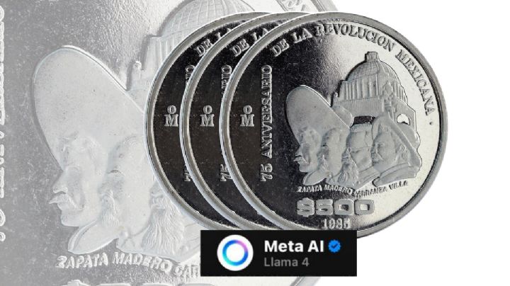 ¿Cómo vender caro mi moneda antigua de 500 pesos en Internet, según Meta IA?