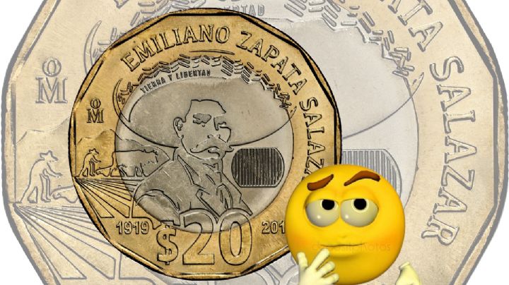 La moneda conmemorativa de Emiliano Zapata que se vende en 1,000,000 por  ser considerada como la “mejor serie”