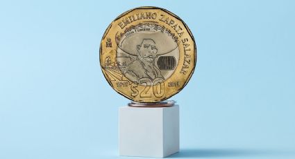 La moneda de 20 pesos que se vende en 2,800,000 por ser premiada internacionalmente y tener 12 picos