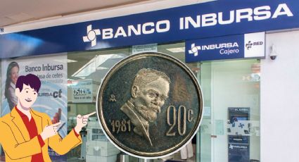 ¿Cuánto me paga Inbursa por una moneda antigua de 20 centavos de Francisco I Madero en mayo 2025?